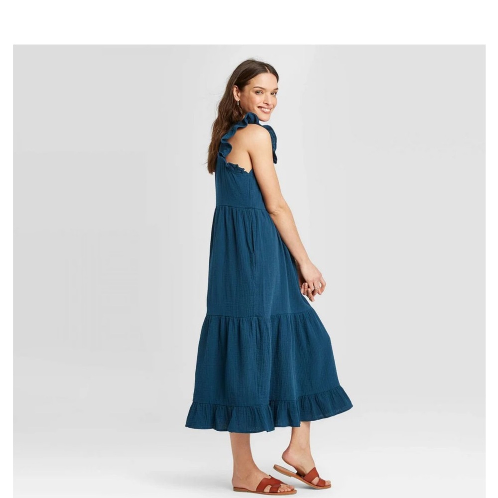 Target Universal Thread Ruffle Pocketed Maxi Dres… - image 2